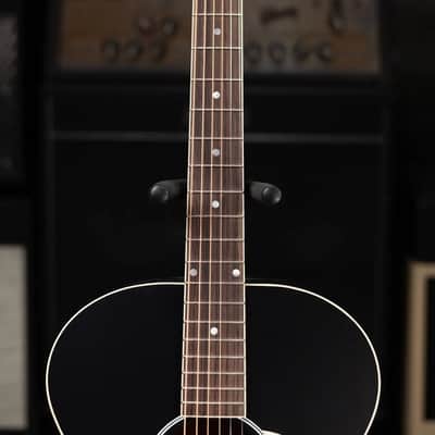 Gibson Century Collection J-185 12-Fret Acoustic Guitar - Ebony with Hardshell Case image 4