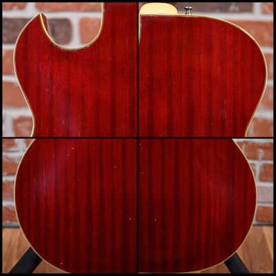 Guild Starfire II in Cherry Finish 1961 w/OHSC (Mods) image 12