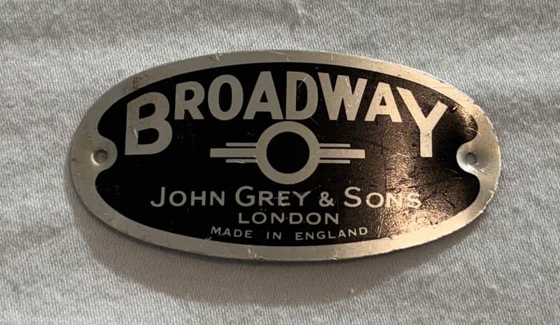 Broadway John Grey & Sons Drum Badge image 1