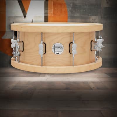 PDP Concept 20-Ply 6.5x14 Thick Wood Hoop Natural Maple Snare (PDSN6514NAWH) image 1