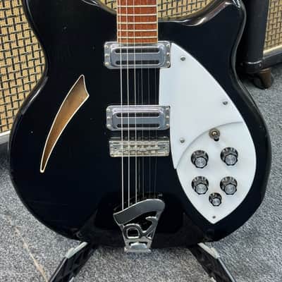 Rickenbacker 360 Bound Headstock Stereo 1971 Black Jetglo image 1