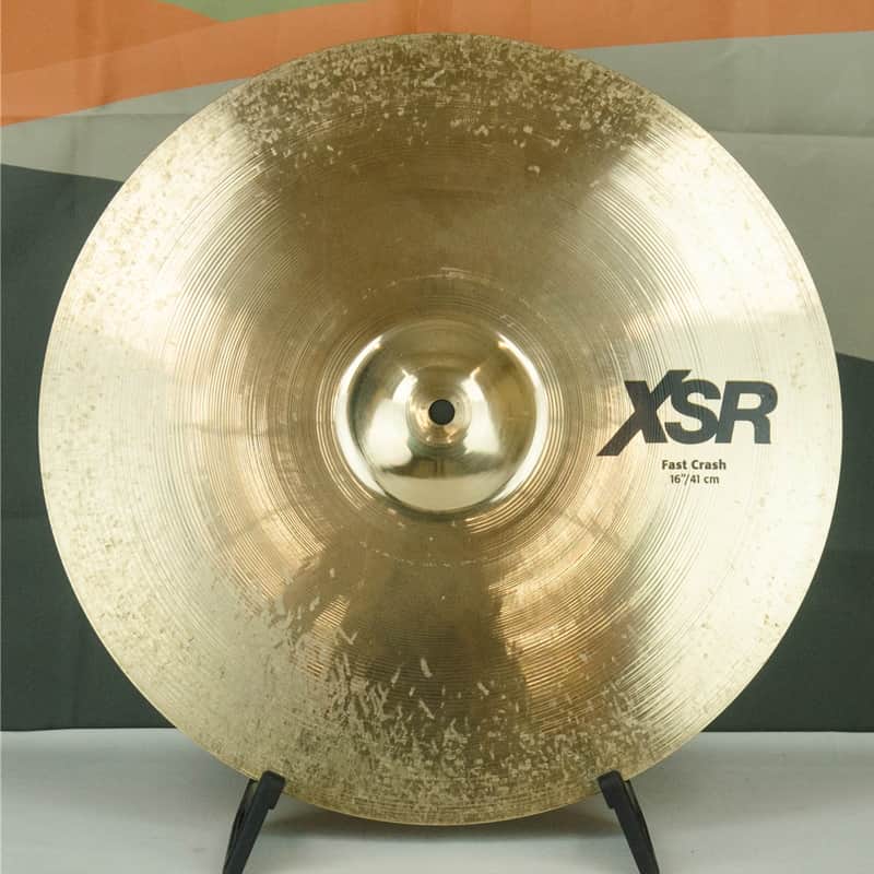 Used Sabian XSR Cymbal 16" Fast Crash - Brilliant image 1