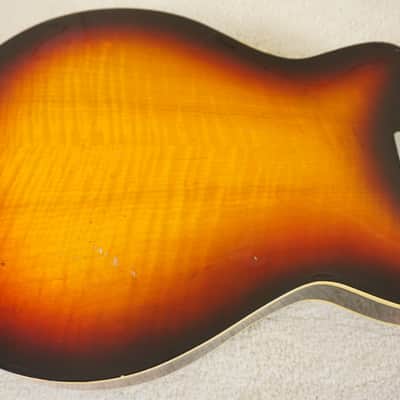 Vintage 1960s Kawai Thinline Hollowbody Sunburst MIJ Teisco Era Player image 18