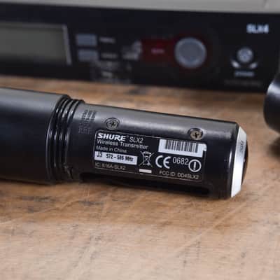 Shure SLX24/SM58 Wireless Handheld Mic System- J3 Band (NO POWER SUPPLY) CG00P5P image 7