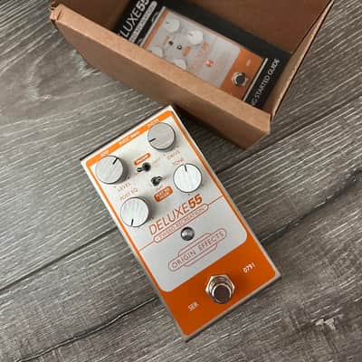Origin Effects Deluxe55 Tweed Recreation 2024 - Present - Orange / Silver image 3