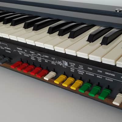 Kawai Teisco S-100P vintage analog synthesizer with aftertouch and spring reverb Sh image 5