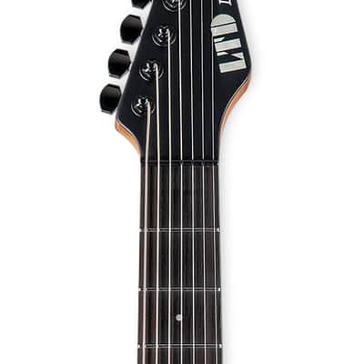 ESP LTD SN-1007HT Baritone 7 String Electric Guitar. Black Blast image 6