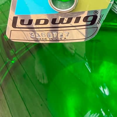 Ludwig Zep “Bonzo” kit ‘22-‘23 - Green Vistalites image 9