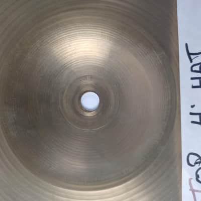 *Zildjian 14" Hi-Hats 1084/1200g Medium Cymbals B20 Avedis A USA Vintage 60s Set image 8