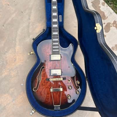 Ibanez AG95QA-DBS Artcore Expressionist 2018 - Present - Dark Brown Sunburst image 2