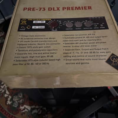 Golden Age Premier PRE-73 DLX Premier Microphone Preamp 2010s - RAF Blue Grey image 2