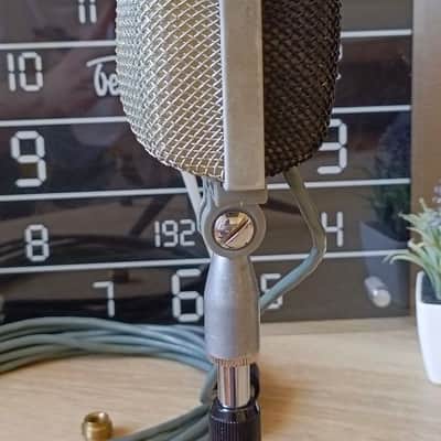 rear BEAG dynamic microphone EAG MD-16N (akg D12 type) 1970s XLR with stand image 17