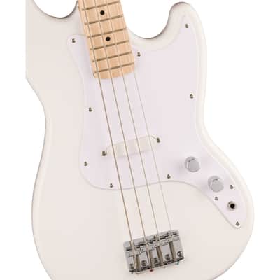 Squier Sonic Bronco Bass MN Arctic White - 4-String Electric Bass image 3