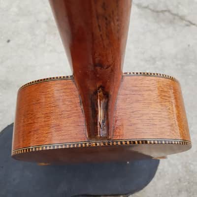 Vintage 1920's Supertone All Mahogany Parlor Guitar - Very Rare!  Gorgeous! image 8