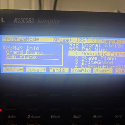 KURZWEIL K2500RS Digital Sampler. FULLY LOADED! Includes the extremely rare KDFX option image 15