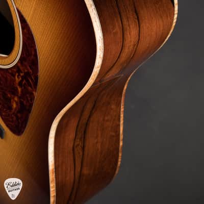McNally Model D Custom - Torrefied Adirondack Spruce & Madagascar Rosewood image 14
