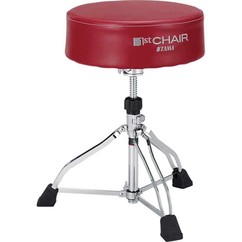 Tama HT830R 1st Chair Round Rider XL Drum Throne w/Red Seat image 1