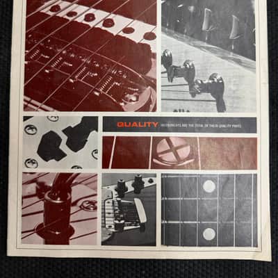 Fender Catalog Brochure 1965 1966 Stratocaster telecaster Jaguar precision jazz bass Jazzmaster Esquire Bass V VI Mustang Deluxe Princeton Reverb image 1