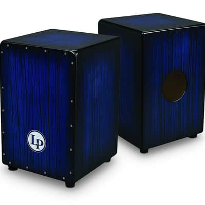 LP Aspire Accents Wire Cajon Blue Burst Streak LPA1332-BBS image 2