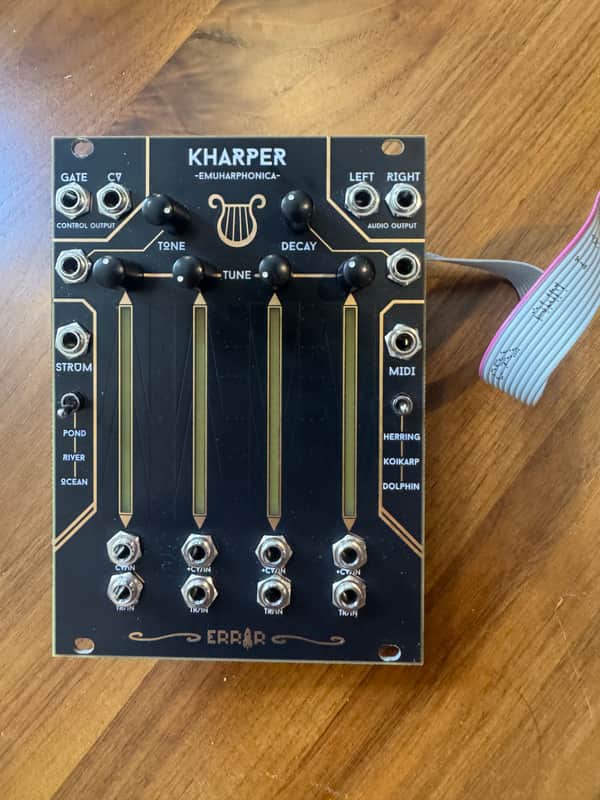 Error Instruments Kharper - Karplus Strong String Machine 2025 - Black image 1