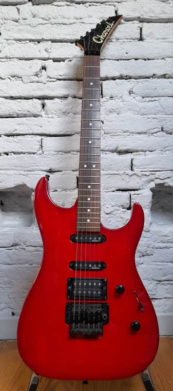 Charvel 375 Deluxe with Rosewood Fretboard 1989 - 1991 - Transparent Red image 1