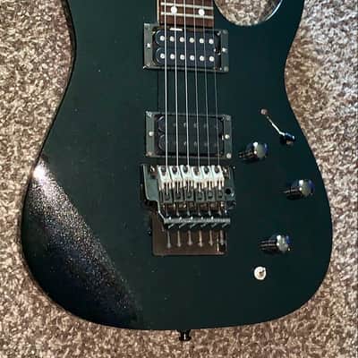 2002 Ibanez RG620X-GK Standard electric  guitar piezo pickup  edge tremolo USA  made Dimarzio pick ups galaxy Black made in japan image 4