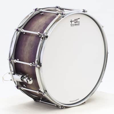 TreeHouse Custom Drums 6½x14 8-ply Maple Snare Drum - "Violet Night Snare" image 5