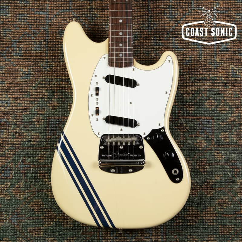 2012 Fender Competition Mustang '73 Reissue MG73-CO made in Japan MIJ Olympic White