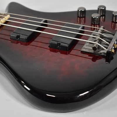 2012 Schecter Diamond Series Stiletto Extreme-4 Bass Black Cherry image 10