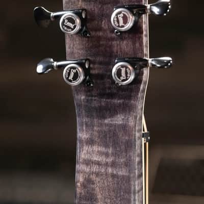 Beard Legacy-E HipShot DoubleShot Square Neck Resonator Guitar - Black Ice 2-Tone Custom Horse Chestnut with Hardshell Case image 6