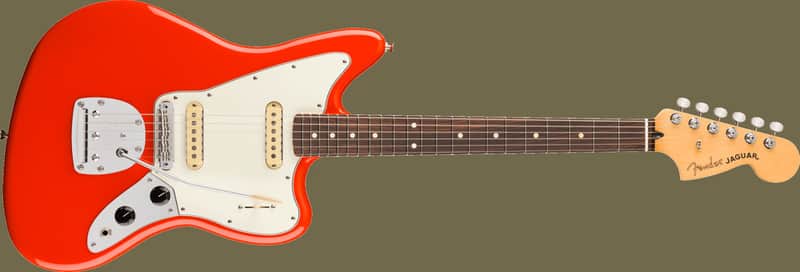 Fender Player II Jaguar Electric Guitar Coral Red image 1
