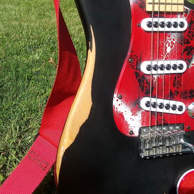 Lehara Tribute Partscaster Kramer body 1988 - Hand Relic image 3