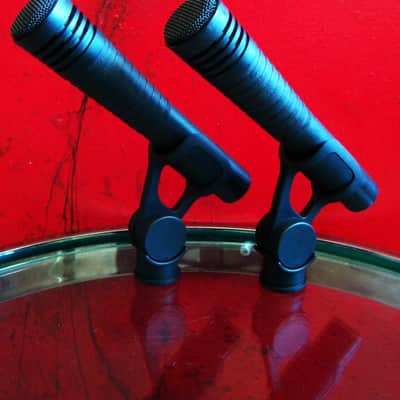 Two vintage AKG D70ME Dynamic cardioid Microphones Low Z w mic clips and case drum, toms, brass image 13