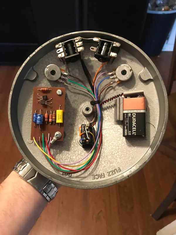 Fuzz Face - Wes Jeans Texas Edition BC183 - Aged Maui Silver | Reverb