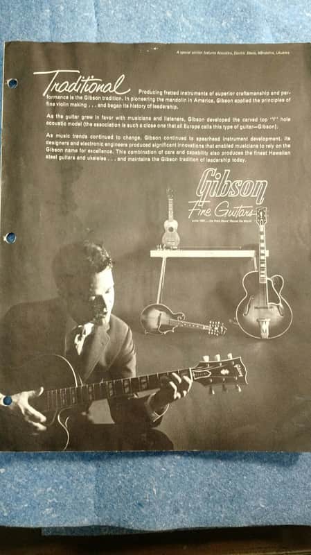 Gibson Folk Catalog 1950s image 1