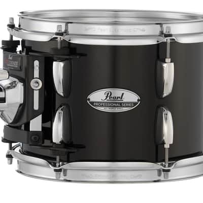 Pearl *Pre-Order* PMX Professional Series Maple 10x7" Piano Black Lacquer #103 Rack Tom Tom Drum | Optimount | NEW | Special Order | Authorized Dealer image 1