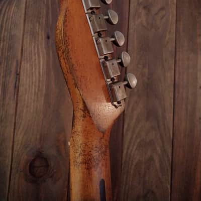 #202625 :: Baldman's Relic Telecaster H/H Custom set in Heavy Relic Butterscotch Blonde nitro finish :: Aged Roadworn image 19