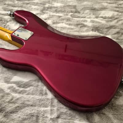 Fender PB-57 / American Special Precision Parts Bass - Candy Apple Red - Partscaster - MIJ / MIA - 4-String Bass image 11