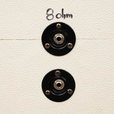 Ashen Bass Exchange 2x10 8ohm Bass Speaker Cabinet Cream Fender Bassman #53711 image 7
