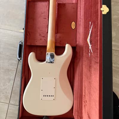 Fender Custom Shop Limited Edition 1964 L-Series Stratocaster Journeyman Guitar 2025 - Aged Olympic White image 3