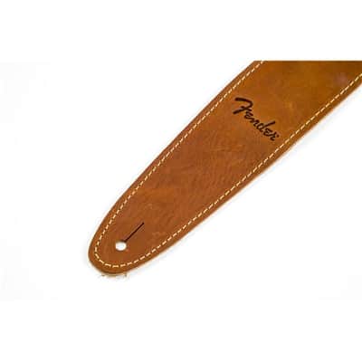 Fender #0990607050 - Fender Ball Glove Leather Strap, Brown image 2