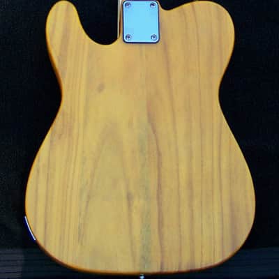 XX-Large 2" Wide (51 mm)Neck Brent Mason Style Nashville Tele-Butterscotch Blonde Ash + Maple/Ebony 12" Radius Neck+ XX Light 6.3 lb. Weight + Frets Leveled, Crowned and Polished + Humbucker+ Black Pearl Guard and 406C Grover Locking Tuners! image 6