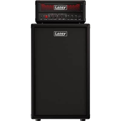 Laney IRF Dualtop Dualrig Guitar Amplifier Stack (60 Watts, 2x12" Cabinet), with Matching 2x12 Open Back Cab image 1