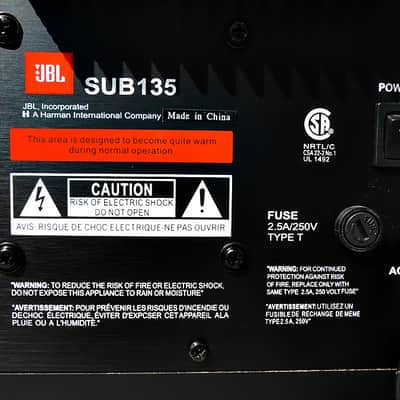 JBL SUB 135 Subwoofer From JBL SCS135 Home Theater Sound System PV Music Tested Warranty Works Great image 8