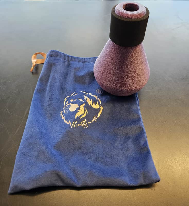 Mastiff Mutes Trombone Practice Mute 2026 - Purple Plastic image 1