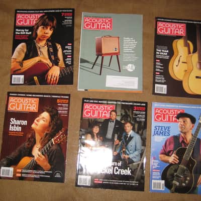 Acoustic Guitar Magazine 6 Recent Issues from 2023 and 2024 image 1