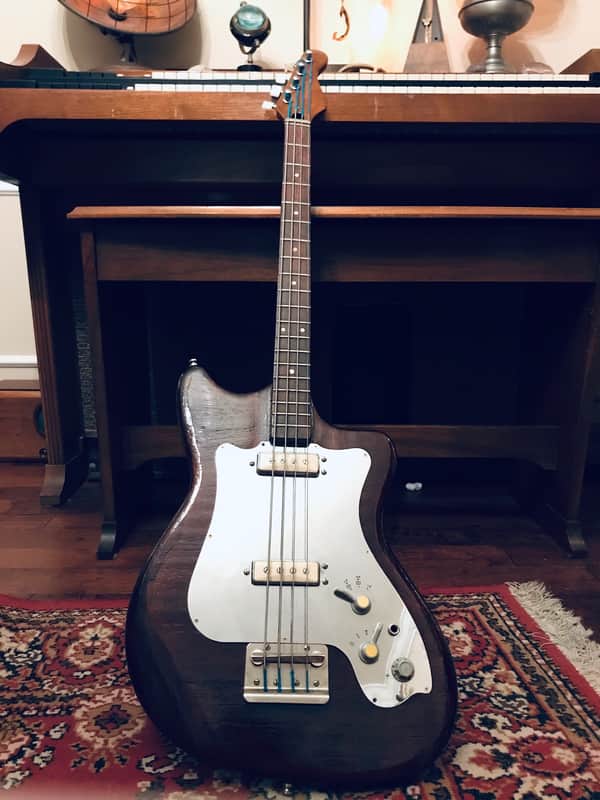 Framus Strato Deluxe 1960's Vintage German Electric Bass Guitar Schaller Pickups Original Case image 1