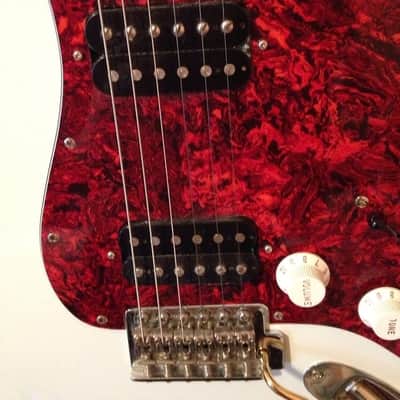 Fender Stratocaster Blacktop HH Tortoise Pick guard w extras 2012 Sonic Blue image 6