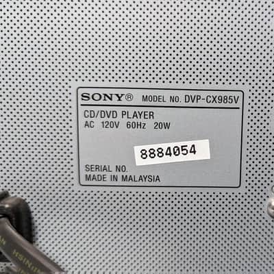 Sony DVP-CX985V 400 Disc DVD/CD/SACD/VIDEO CD Player/ Changer With Remote image 14