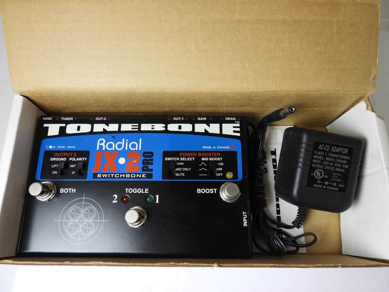 Radial Tonebone JX-2 Pro True Bypass Switcher Switchbone Switch Free USA Ship image 1